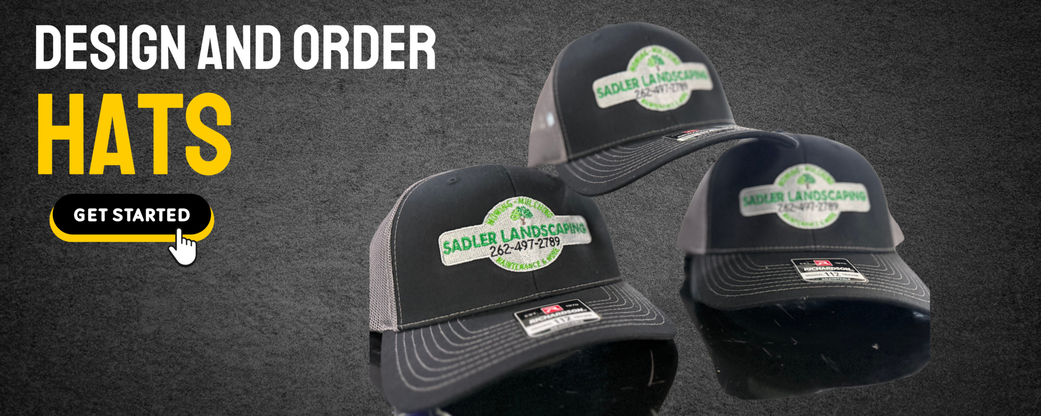 Order custom embroidered hats in racine and kenosha wisconsin - We Make T-Shirts