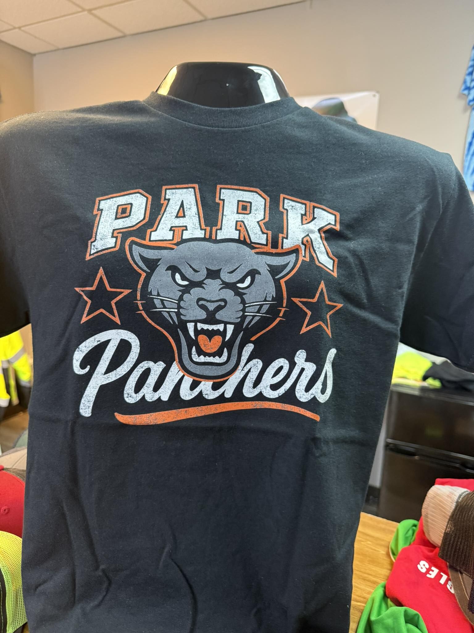 Heather gray custom printed t-shirt – Kenosha WI