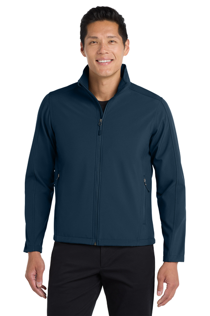 Custom embroidered soft shell company jackets - we make t-shirts - Racine , Kenosha, Milwaukee T-Shirt printing and embroidery