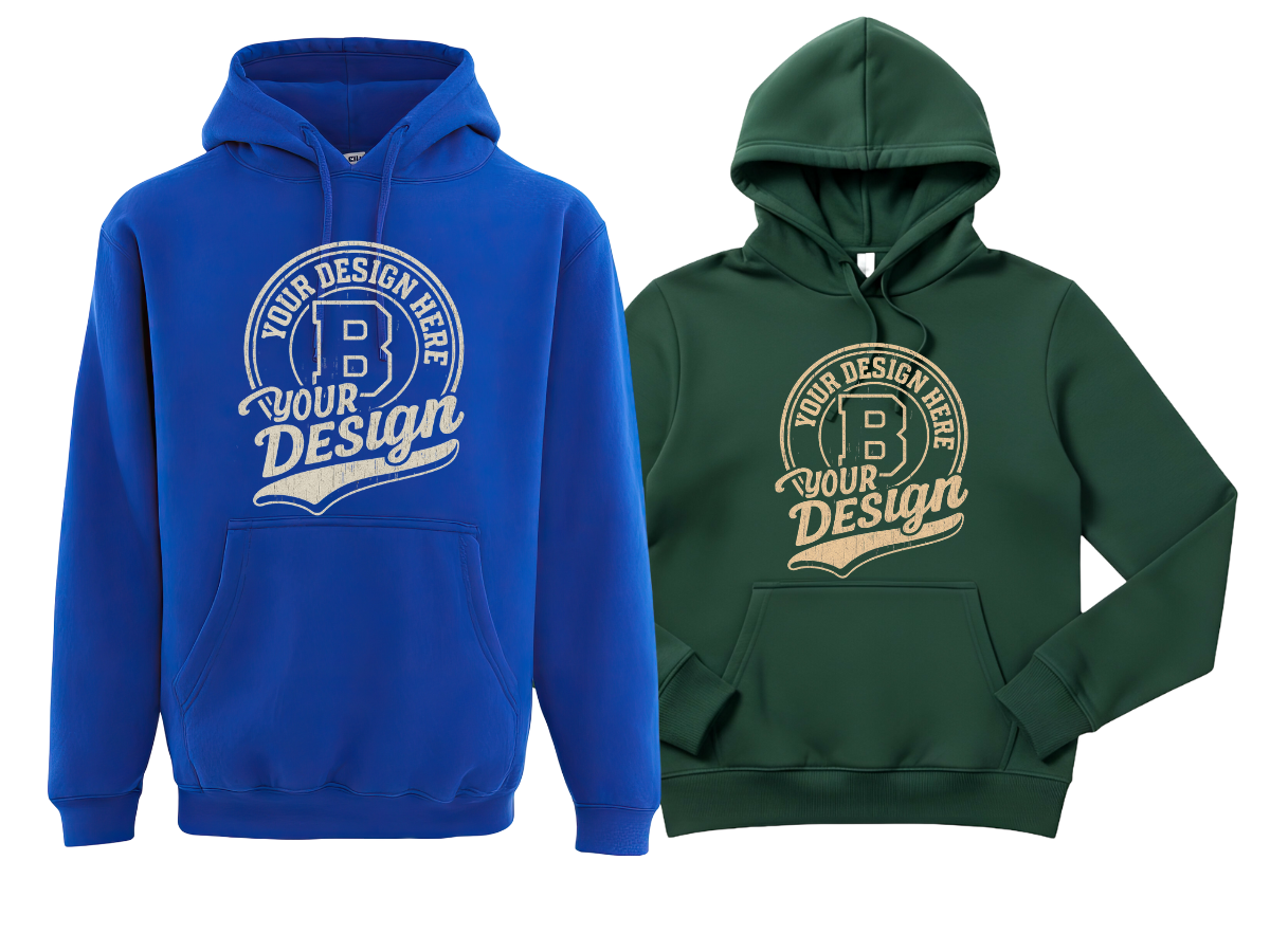 Custom screen printed hoodies and sweatshirts in kenosha wisconsin with no minimum