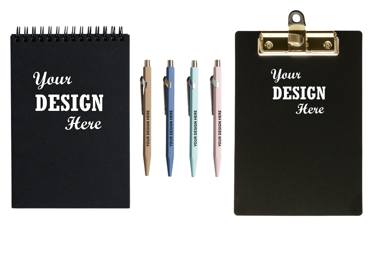 Custom printed pens and notepads in kenosha wisconsin with no minimum