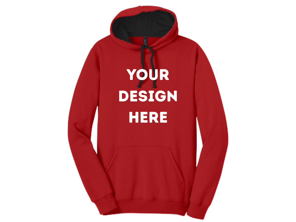 custom printed hooded sweatshirts - we make t shirts - racine, kenosha, milwaukee wisconsin - order printed hoodie online