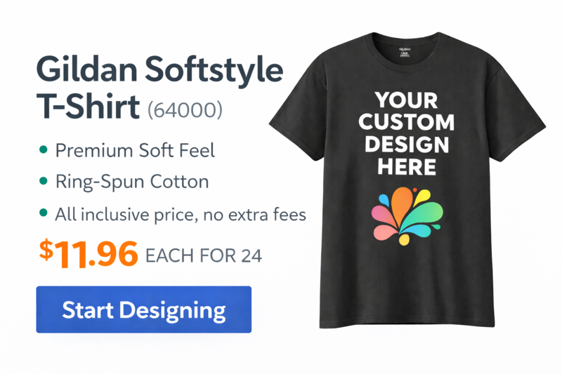 custom printed t shirts - design my own shirts - shirt printing near me - we make t shirts - racine, kenosha, milwaukee