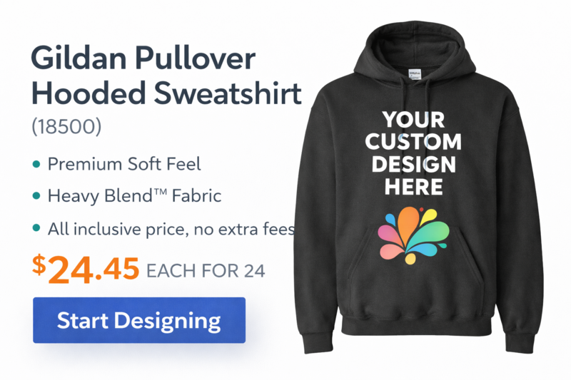 design my own sweatshirts - custom printed sweatshirts - racine, kenosha, milwaukee - custom hooded sweatshirt printing - we make t-shirts