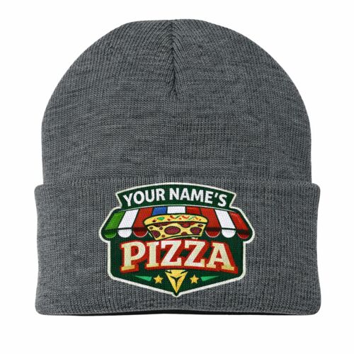 Classic Embroidered Knit Hat Thumbnail