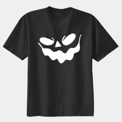 Scary Face - Youth Heavy Cotton T-Shirt Thumbnail