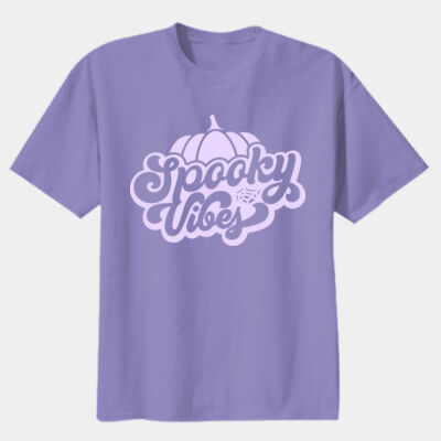 Spooky Vibes - Youth Heavy Cotton T-Shirt Thumbnail