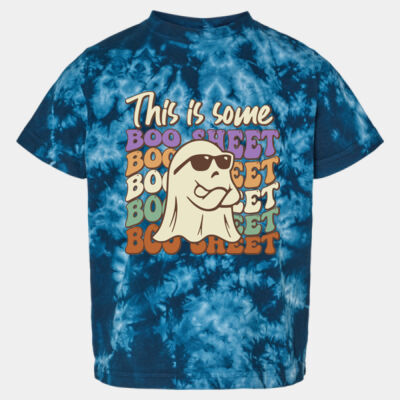 Boo Sheet - Toddler Crystal Tie-Dyed T-Shirt Thumbnail