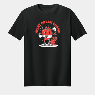 Heart Break Champ - WMT Swag Shop -  Softstyle ® T Shirt Thumbnail