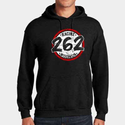 262 Badge - Valentines Day Edition - Heavy Blend Hooded Sweatshirt Thumbnail
