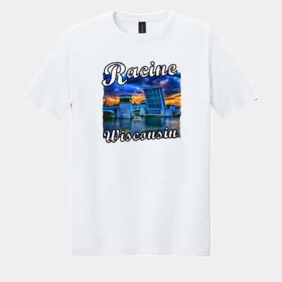 Racine - Main Street Bridge - Racine Merch Softstyle ® T Shirt Thumbnail