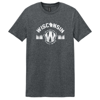 Wisconsin - The Homegrown State - Racine Merch Softstyle ® T Shirt Thumbnail