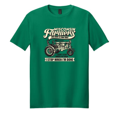 Wisconsin Farmers - Racine Merch Softstyle ® T Shirt Thumbnail