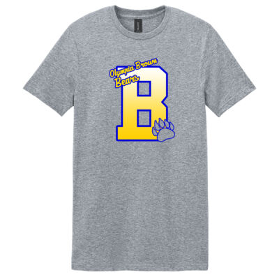 Olympia Brown Bears "B" - Racine Merch Softstyle ® T Shirt Thumbnail