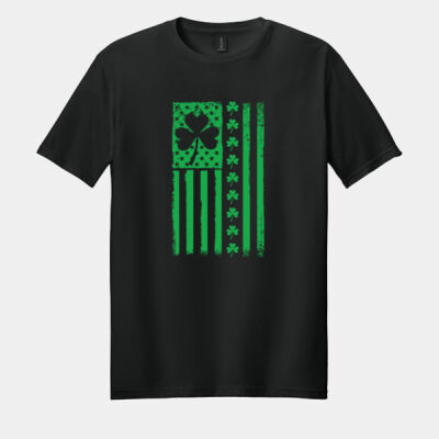 Clover Flag - Racine Merch Softstyle ® T Shirt Thumbnail