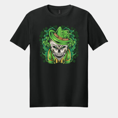 Irish Skull - Racine Merch Softstyle ® T Shirt Thumbnail