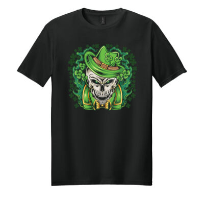 Irish Skull - Racine Merch Softstyle ® T Shirt Thumbnail