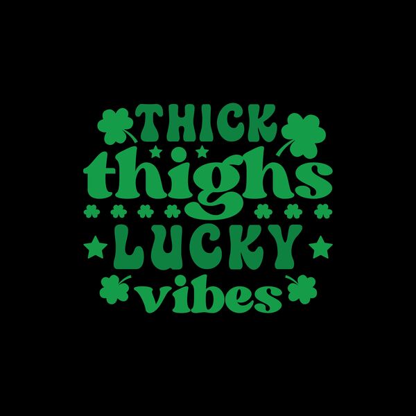 Thick Thighs Lucky Vibes Thumbnail