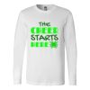 Premium Soft Cotton Long Sleeve Tee - Full Color Printing Thumbnail