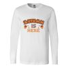 Premium Soft Cotton Long Sleeve Tee - Full Color Printing Thumbnail