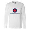 Premium Soft Cotton Long Sleeve Tee - Full Color Printing Thumbnail