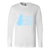 Premium Soft Cotton Long Sleeve Tee - Full Color Printing Thumbnail
