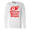 Premium Soft Cotton Long Sleeve Tee - Full Color Printing Thumbnail