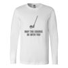 Premium Soft Cotton Long Sleeve Tee - Full Color Printing Thumbnail