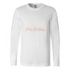 Premium Soft Cotton Long Sleeve Tee - Full Color Printing Thumbnail