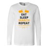 Premium Soft Cotton Long Sleeve Tee - Full Color Printing Thumbnail