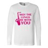 Premium Soft Cotton Long Sleeve Tee - Full Color Printing Thumbnail