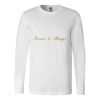 Premium Soft Cotton Long Sleeve Tee - Full Color Printing Thumbnail