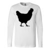Premium Soft Cotton Long Sleeve Tee - Full Color Printing Thumbnail