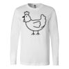 Premium Soft Cotton Long Sleeve Tee - Full Color Printing Thumbnail