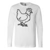 Premium Soft Cotton Long Sleeve Tee - Full Color Printing Thumbnail