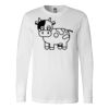 Premium Soft Cotton Long Sleeve Tee - Full Color Printing Thumbnail