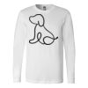 Premium Soft Cotton Long Sleeve Tee - Full Color Printing Thumbnail