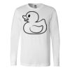 Premium Soft Cotton Long Sleeve Tee - Full Color Printing Thumbnail