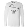 Premium Soft Cotton Long Sleeve Tee - Full Color Printing Thumbnail