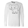 Premium Soft Cotton Long Sleeve Tee - Full Color Printing Thumbnail