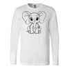 Premium Soft Cotton Long Sleeve Tee - Full Color Printing Thumbnail