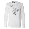 Premium Soft Cotton Long Sleeve Tee - Full Color Printing Thumbnail
