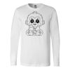 Premium Soft Cotton Long Sleeve Tee - Full Color Printing Thumbnail
