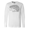 Premium Soft Cotton Long Sleeve Tee - Full Color Printing Thumbnail
