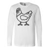 Premium Soft Cotton Long Sleeve Tee - Full Color Printing Thumbnail