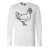 Premium Soft Cotton Long Sleeve Tee - Full Color Printing Thumbnail