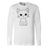 Premium Soft Cotton Long Sleeve Tee - Full Color Printing Thumbnail