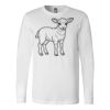 Premium Soft Cotton Long Sleeve Tee - Full Color Printing Thumbnail