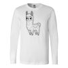 Premium Soft Cotton Long Sleeve Tee - Full Color Printing Thumbnail