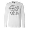 Premium Soft Cotton Long Sleeve Tee - Full Color Printing Thumbnail